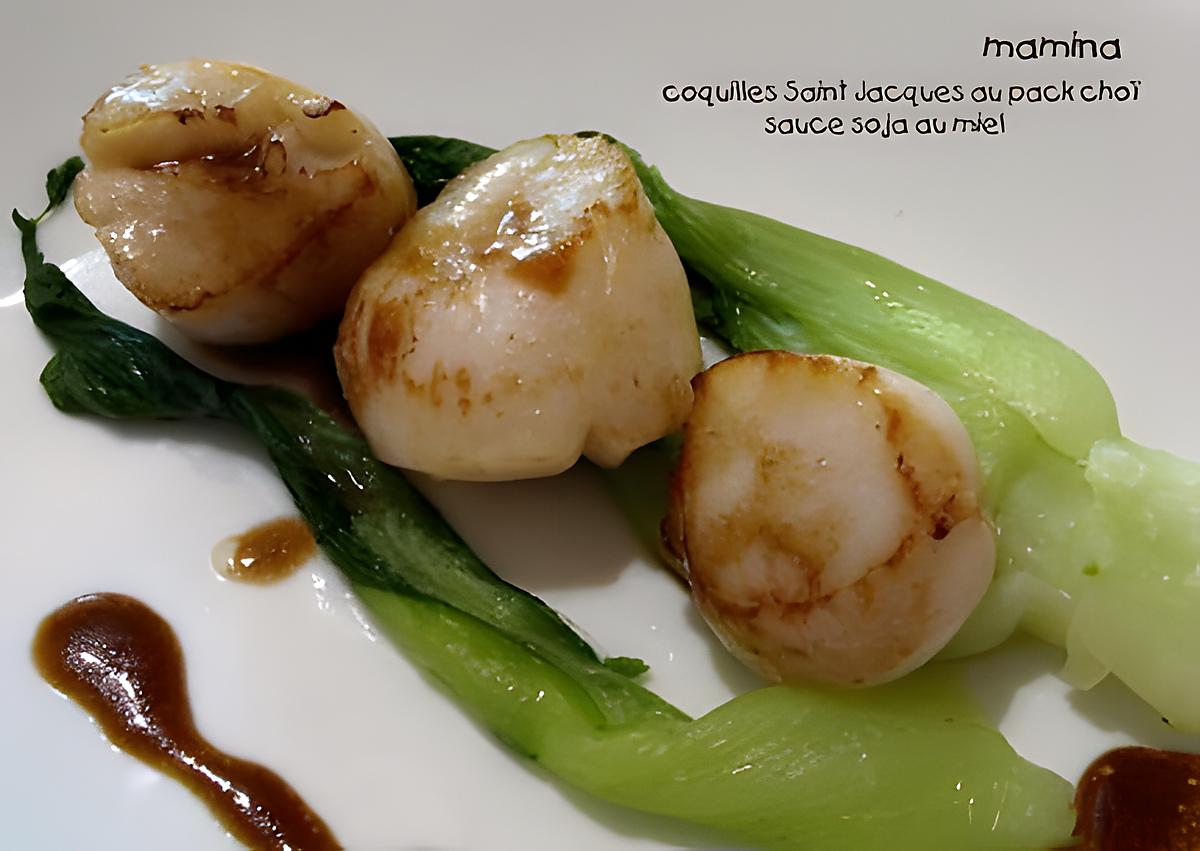 recette COQUILLES SAINT JACQUES A L'ASIATIQUE