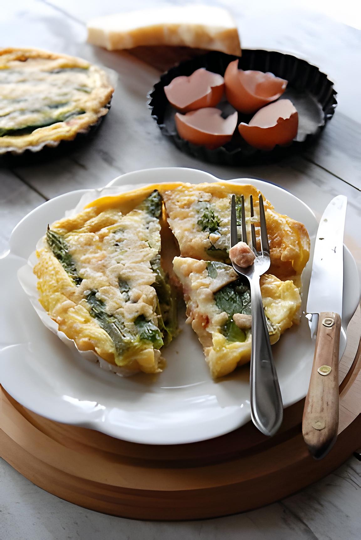 recette Quiche asperges et saumon