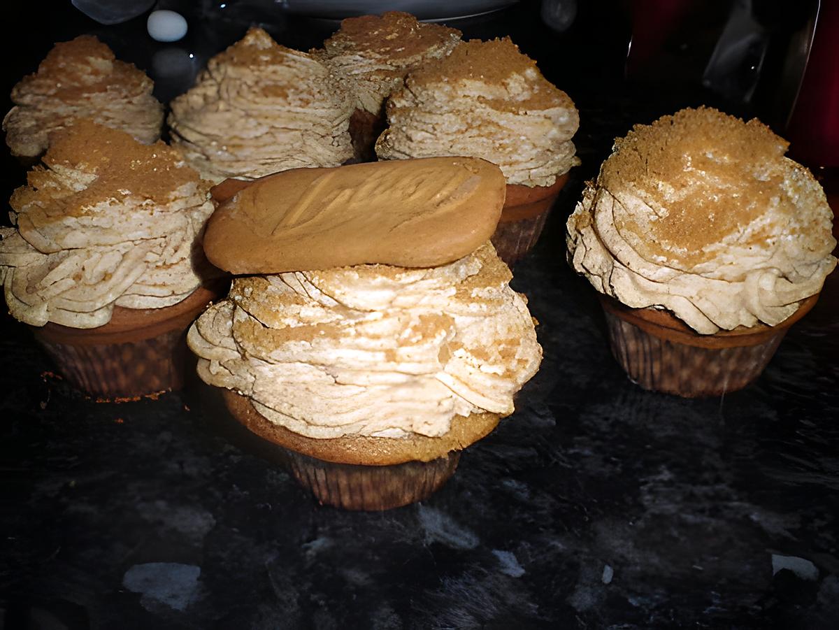 recette cupcake aux spéculoos