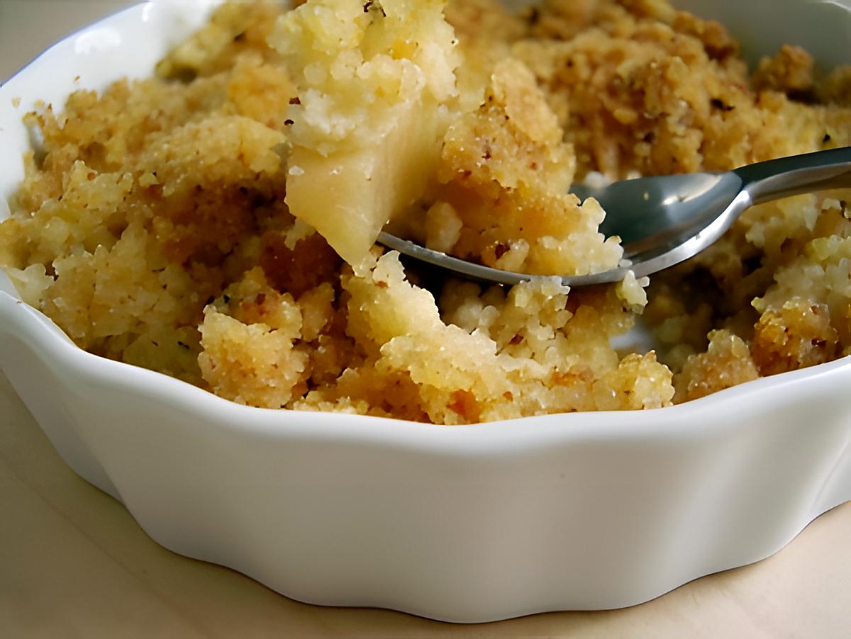 recette crumble aux pommes