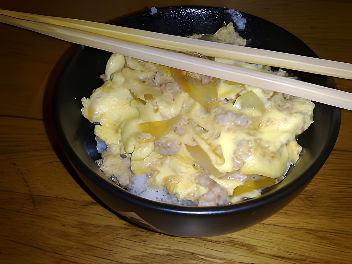 recette Oyakodon ou Tanindon *japonais*