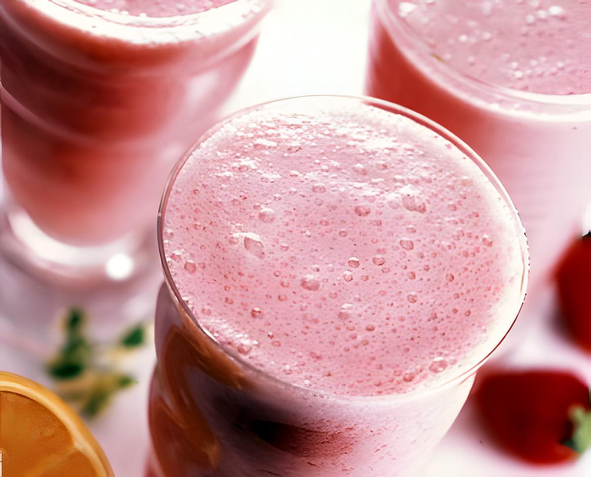 recette milshake a la fraise