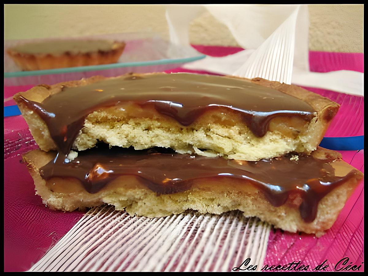 recette tartelettes au caramel miroir toblerone