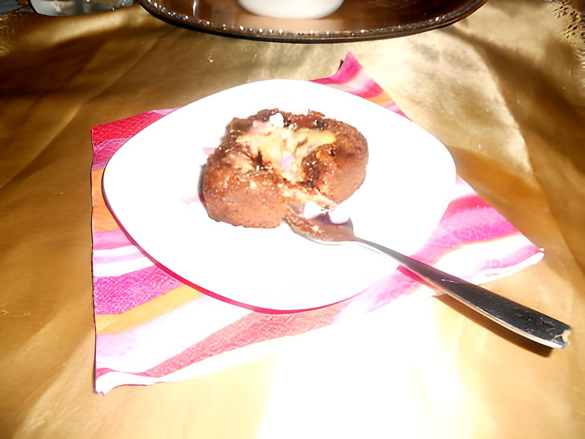 recette Fondant coulant coeur kinder marchmallow