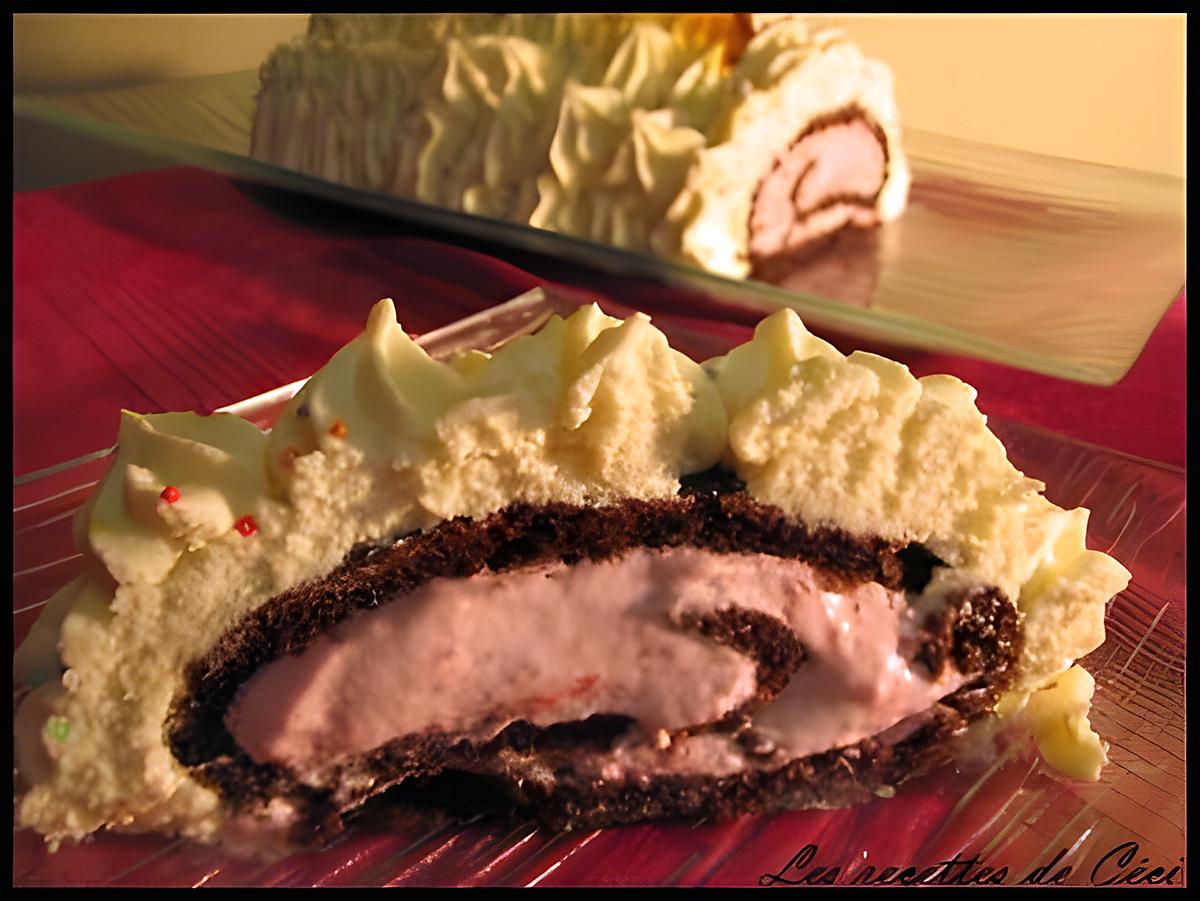 recette Ma buche toute en mousse