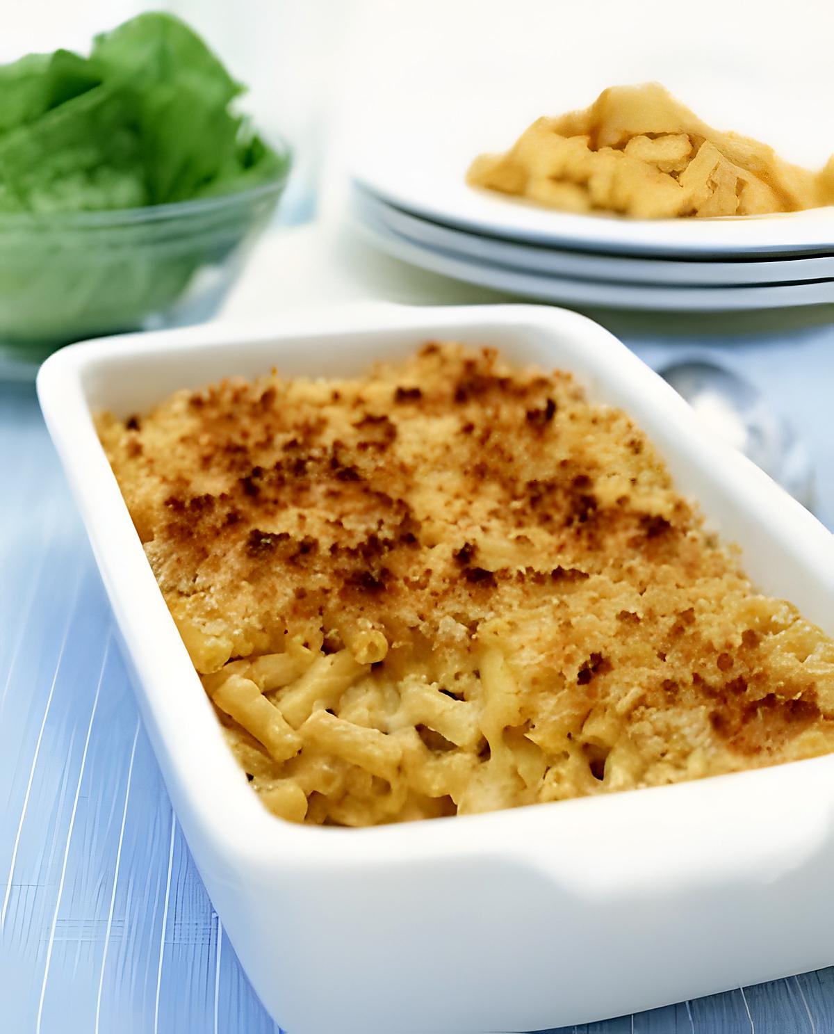 recette gratin de pate aux 5 fromages