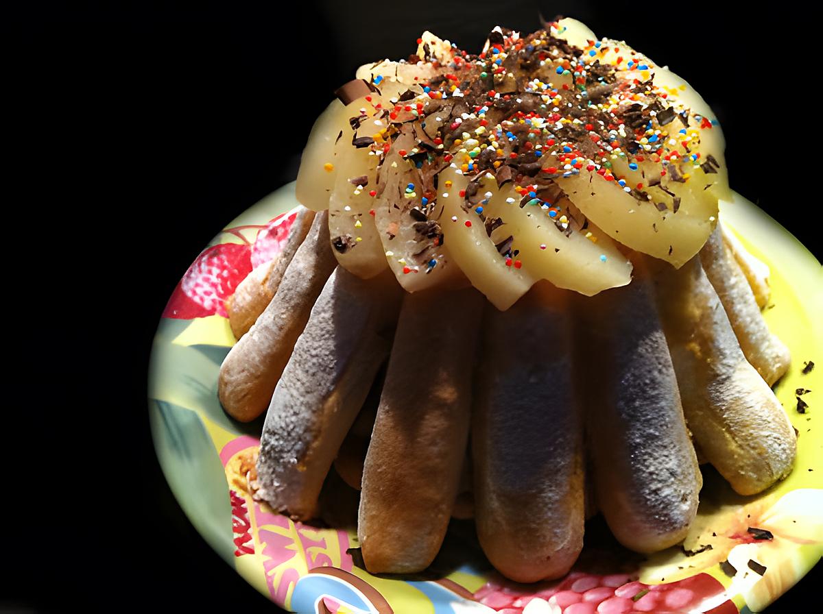 recette Charlotte Light Poire-Choco-Sesame !