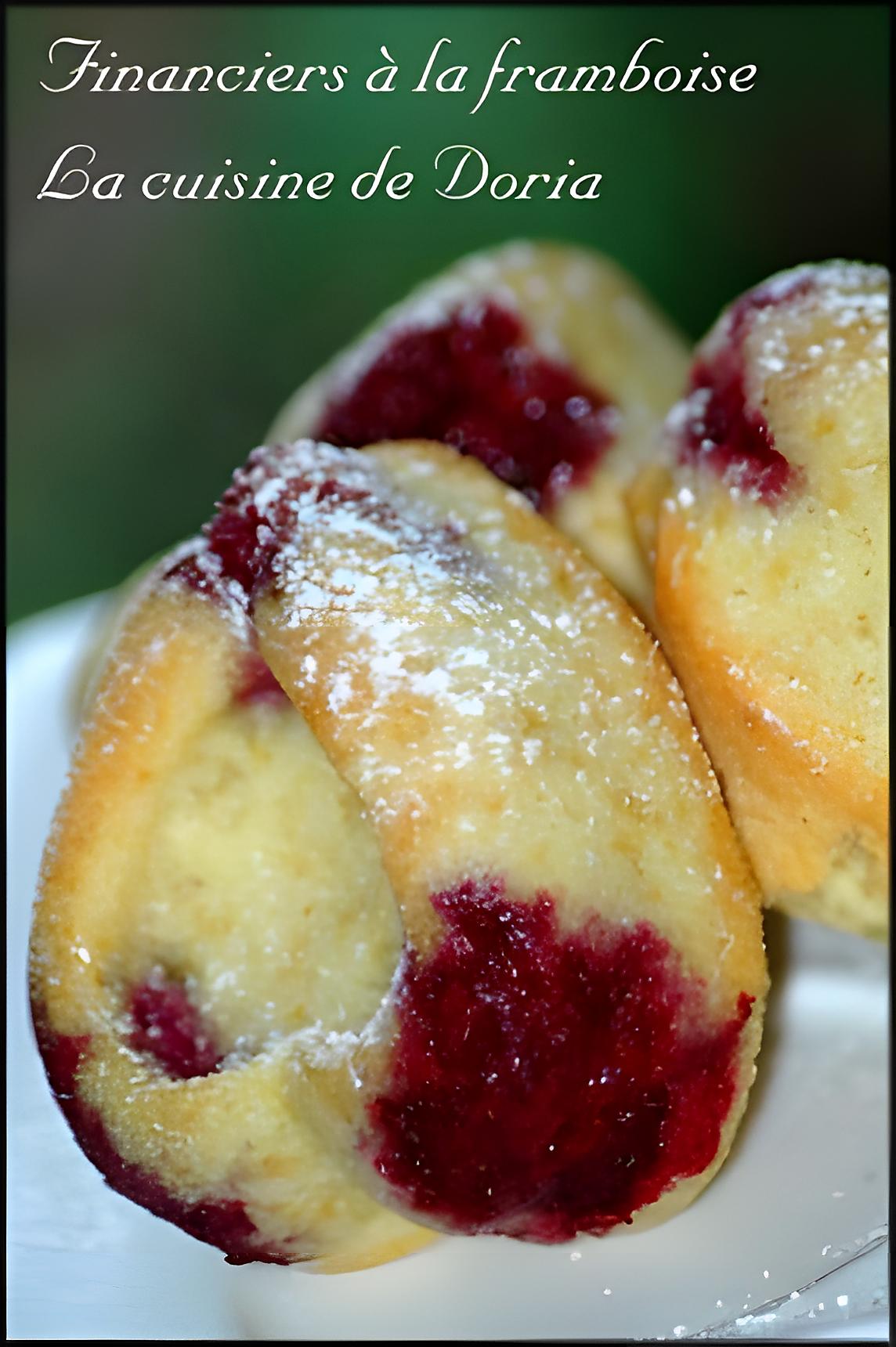 recette Financiers à la framboise