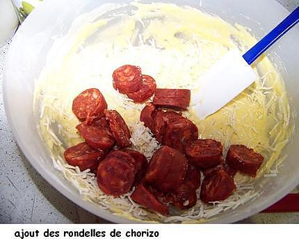 recette Cake salé au chorizo - recette de Maria CARVALHO