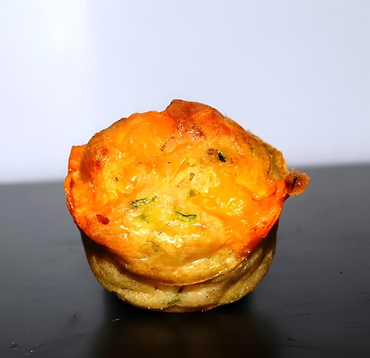 recette Muffins Courgettes-Mimolette