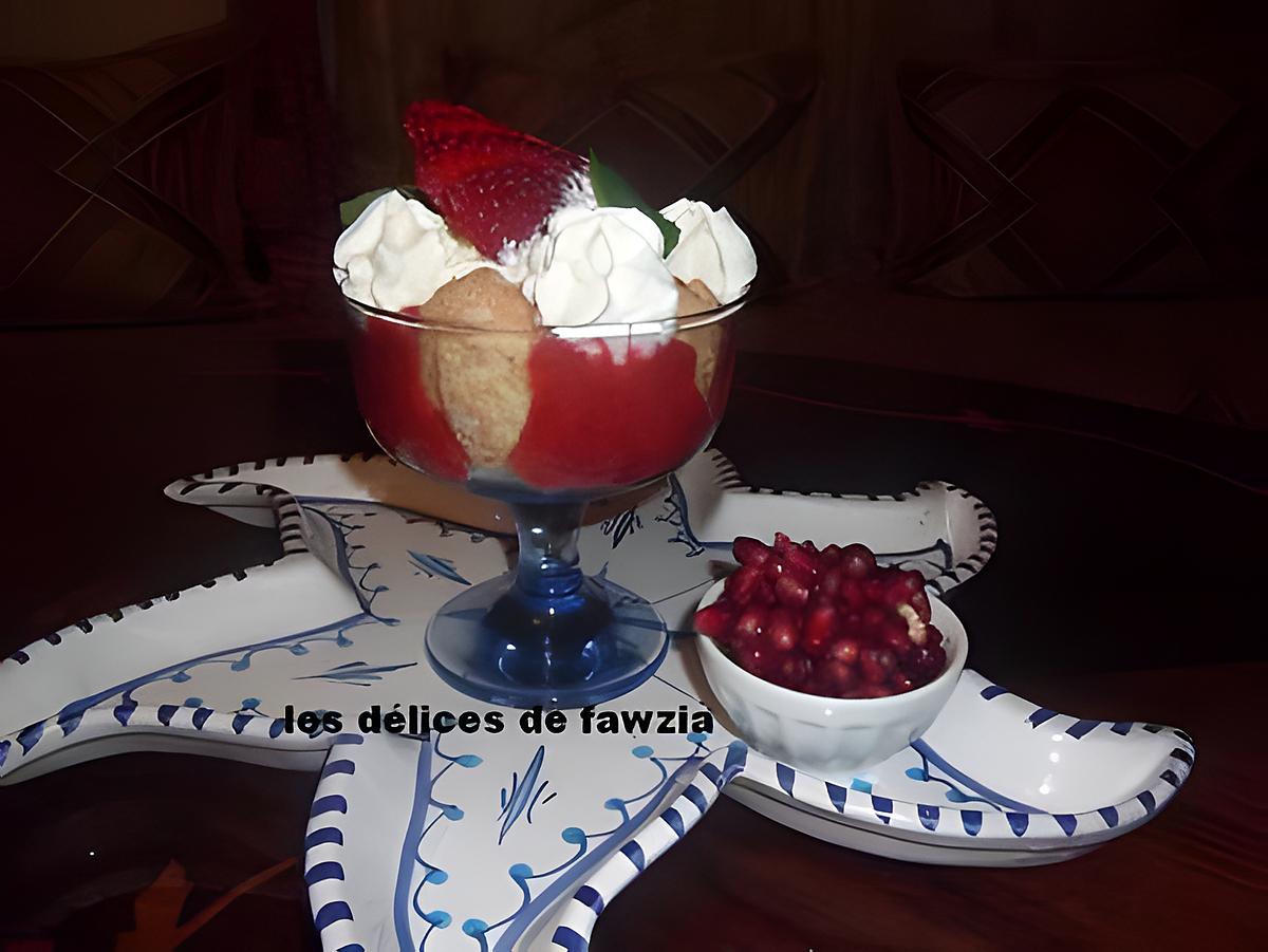 recette Verrines au Coulis de Fraises et Mascarpone