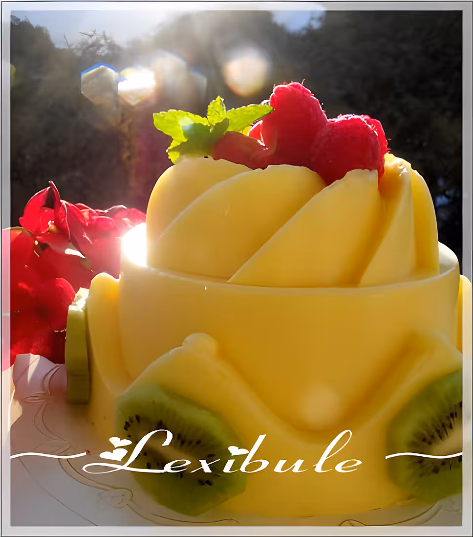 recette Aspic fruité et crémeux