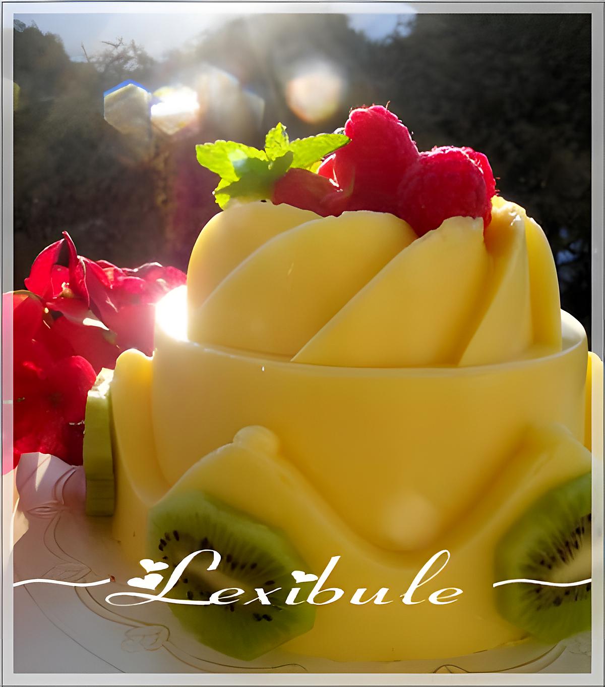 recette Aspic fruité et crémeux