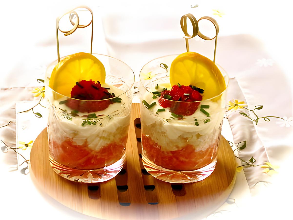 recette VERRINE PAMPLEMOUSSE - CRABE