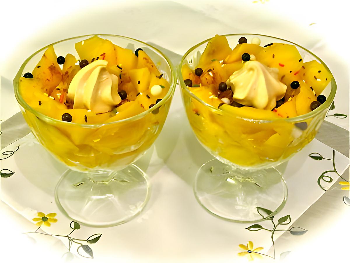 recette COUPE MANGUE FAISSELLE LEGERE