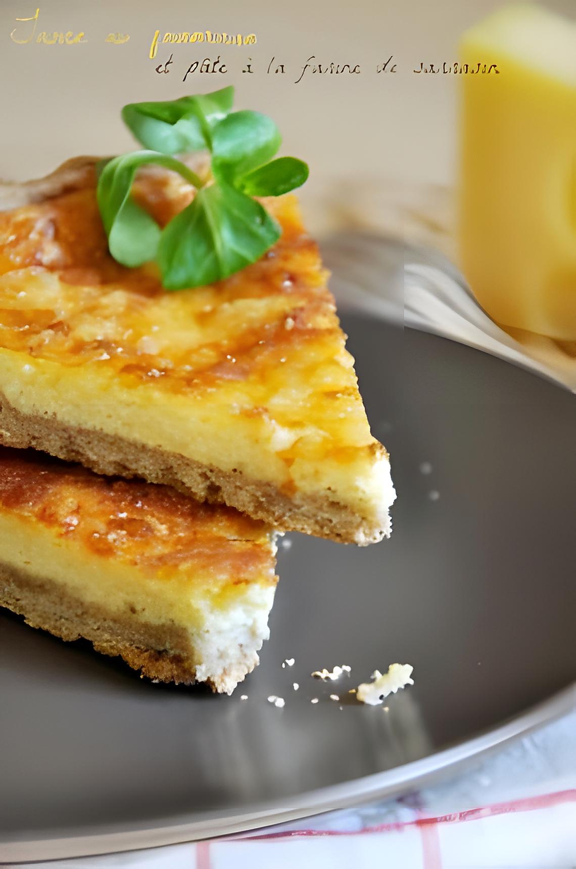 recette Tarte au Fromage & Pâte Brisée à la Farine de Sarrasin