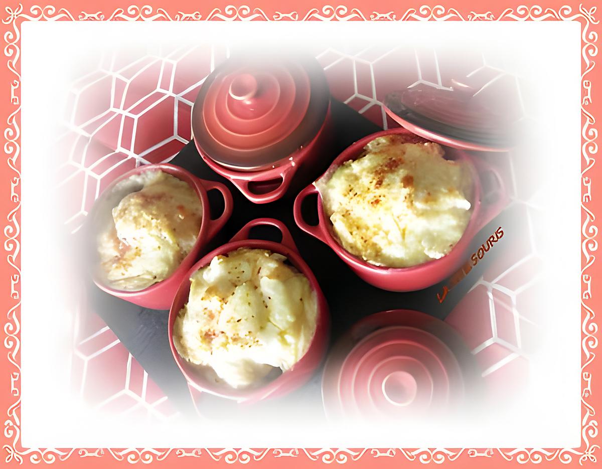 recette Cocotte de choux fleur en béchamel, cheddar et piment d'espelette