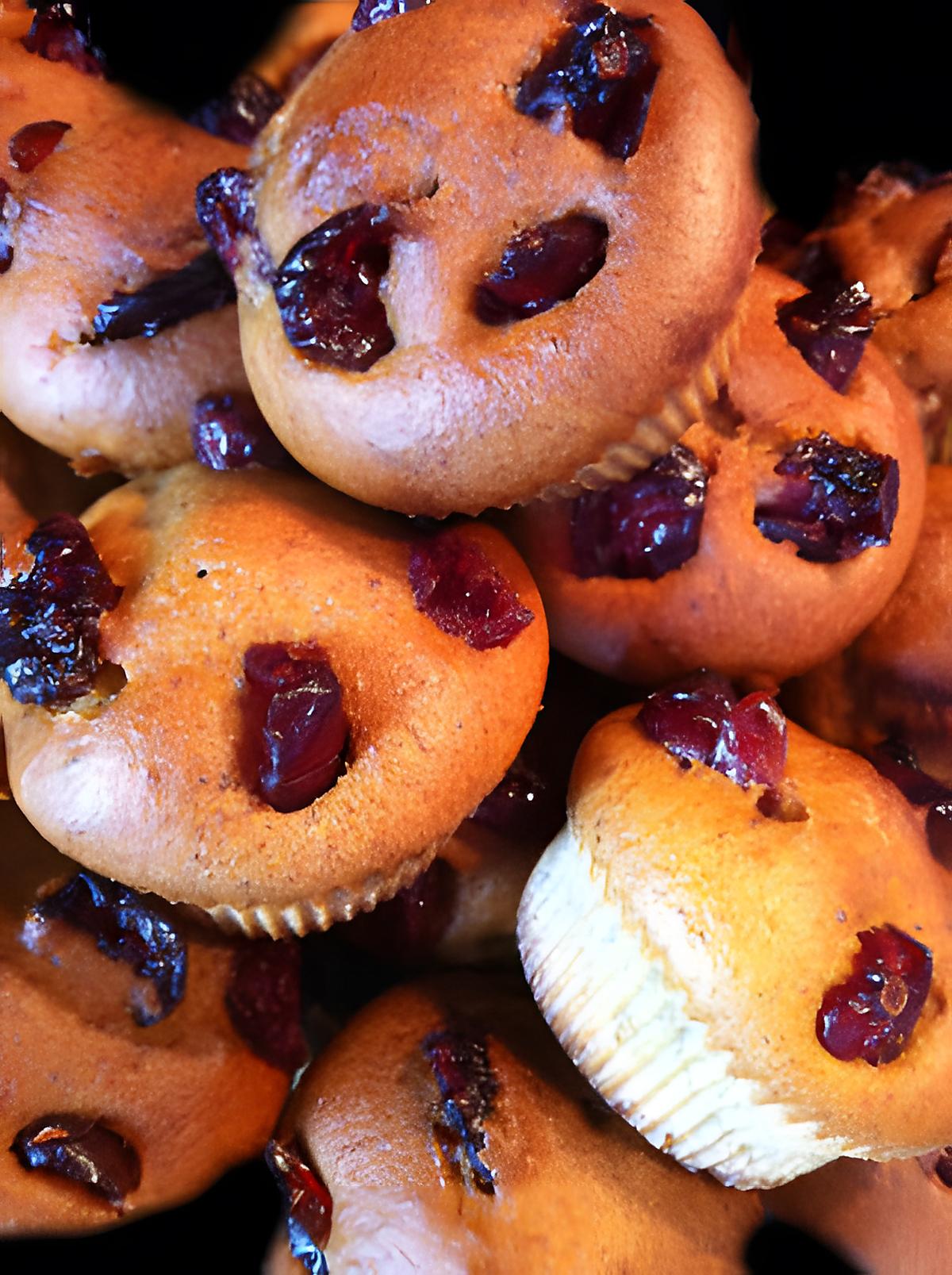 recette Mini muffins Pistache et Cranberry !