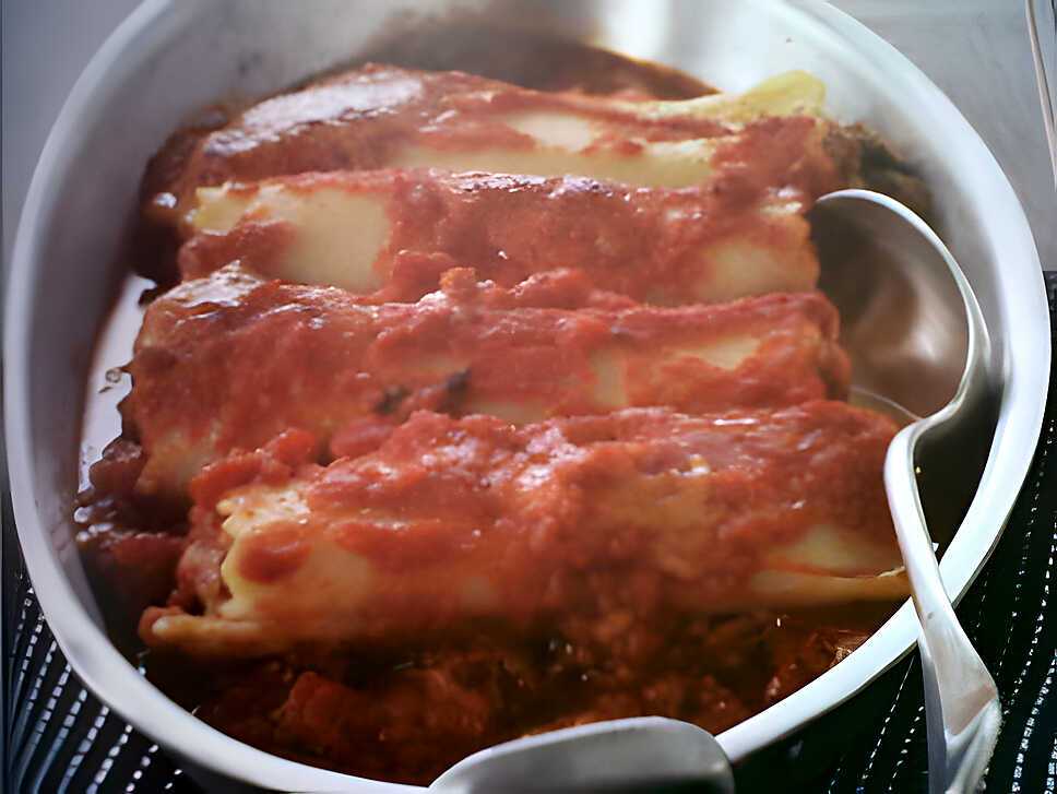 recette cannellonis à la sauce tomate