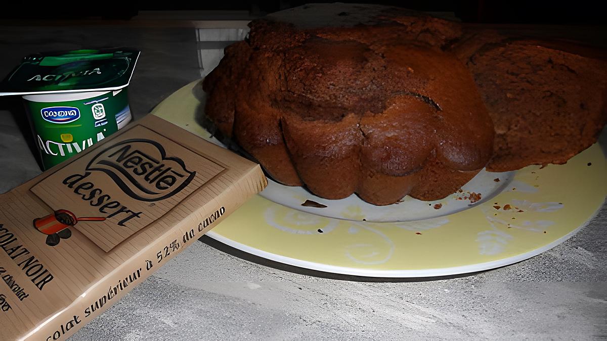 recette Le fameux gâteau au yaourt ET au chocolat