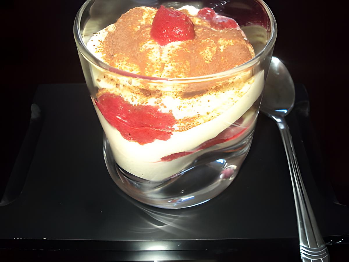 recette TIRAMISU AUX FRAMBOISES