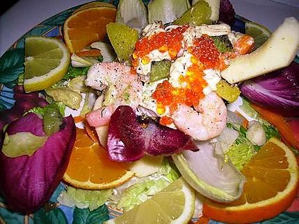 recette Salade  « Agullana »