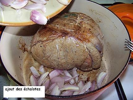recette Roti de veau aux cardons à la cocotte