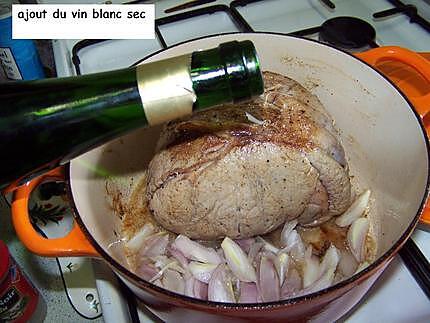 recette Roti de veau aux cardons à la cocotte