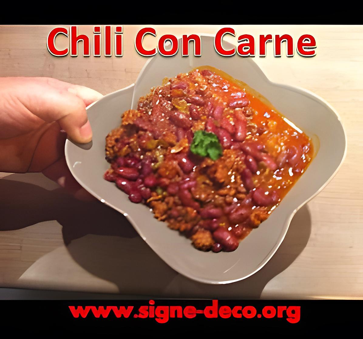 recette Chili con carne