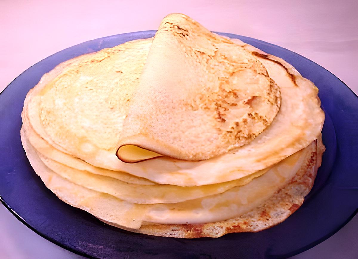 recette crêpes légére et fines