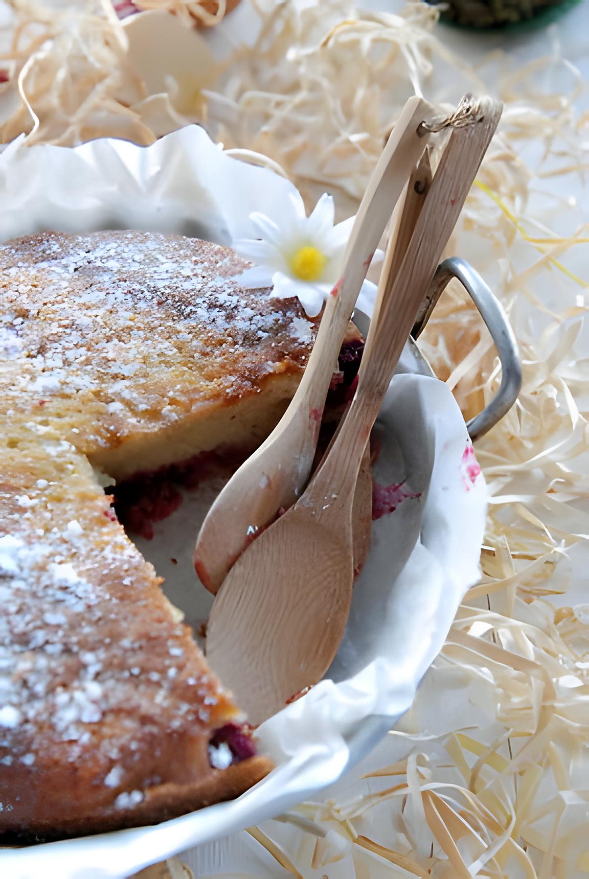 recette Gâteau, banane, framboise inratable