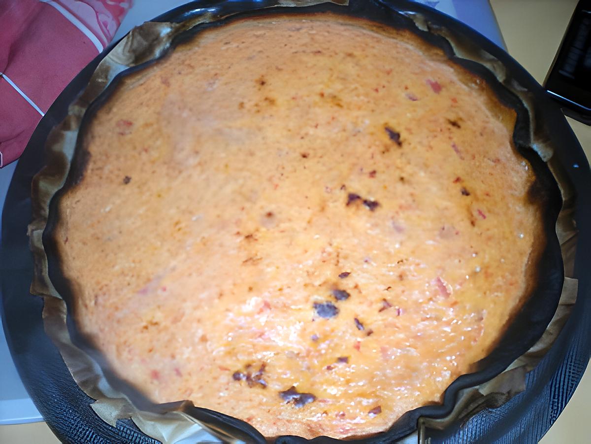 recette quiche tomate,jambon