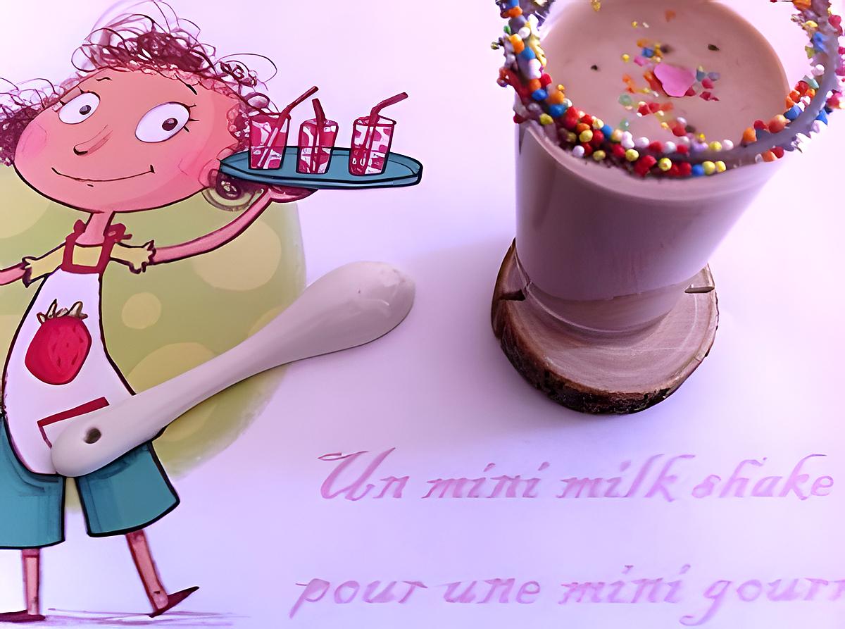 recette Un mini milk shake...pour une mini gourmande !