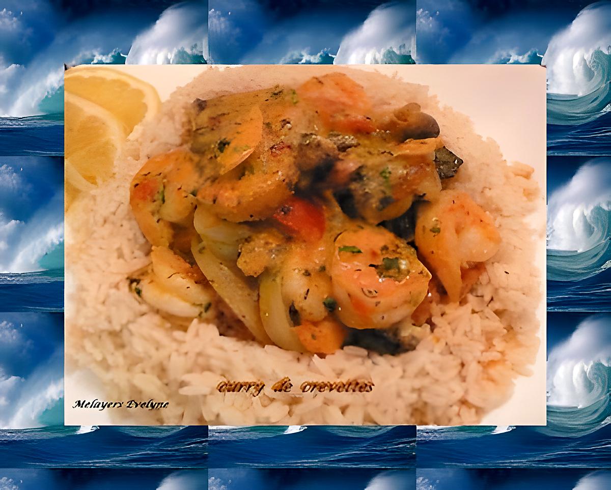 recette curry de crevettes