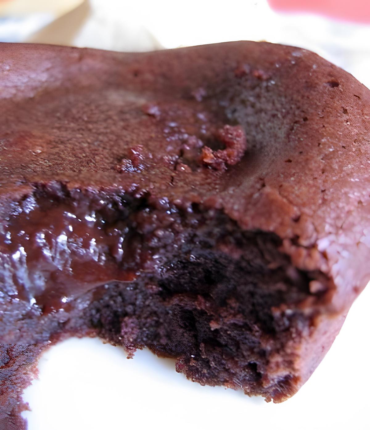 recette Moelleux chocolat coeur fondant