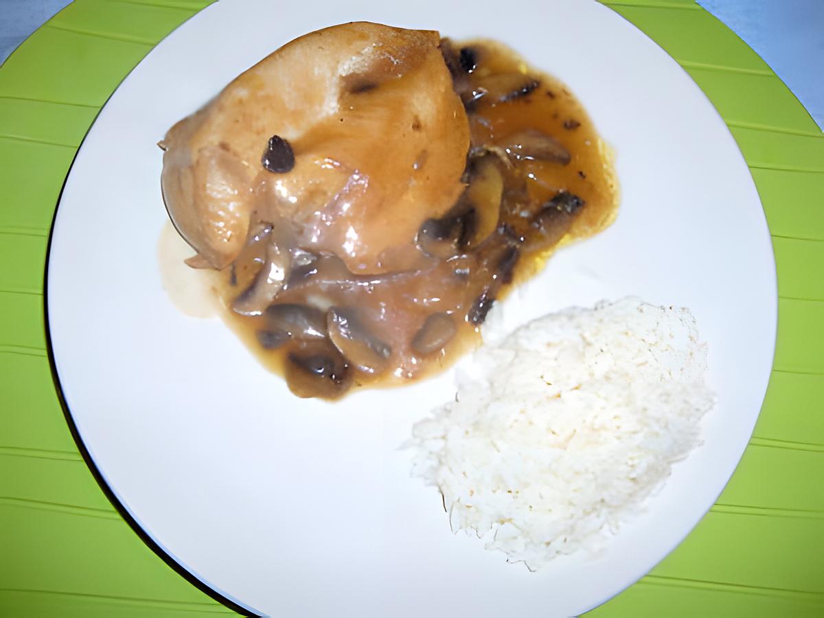 recette Escalopes de poulet au Marsala