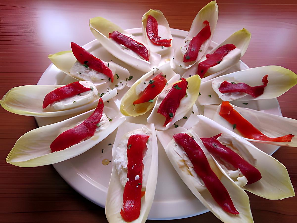 recette ENDIVES AU CHEVRE