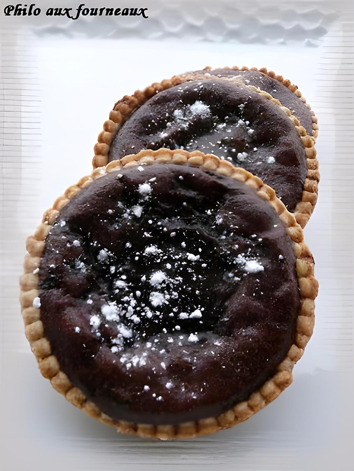 recette Tartelettes aux marrons & au cacao