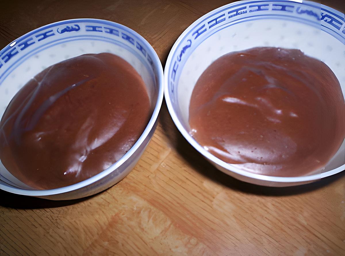 recette Petite crème chocolat