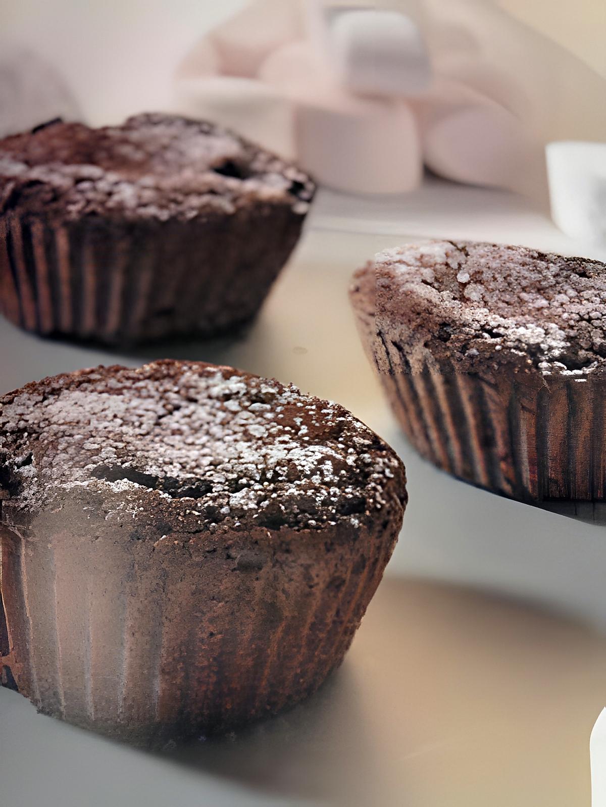 recette Fondant au chocolat et marshmallow