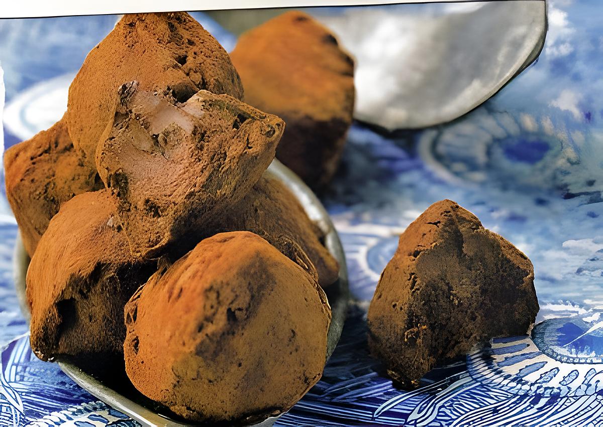 recette truffes au thé et aux crépes dentelles