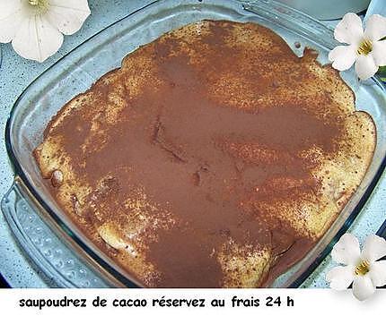 recette Tiramisu aux biscuits à la cuillère –Recette de Maria CARVALHO
