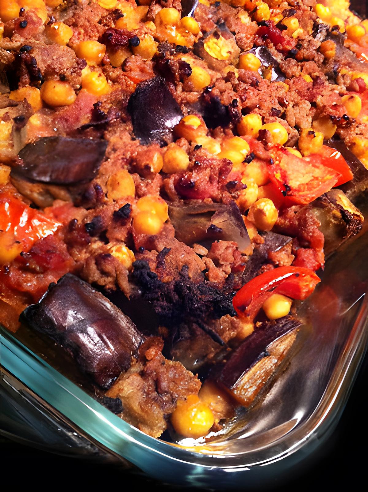 recette "Moussaâ Badhinjan" : Moussaka Libanaise avec ma touche carnivore... Grrr...