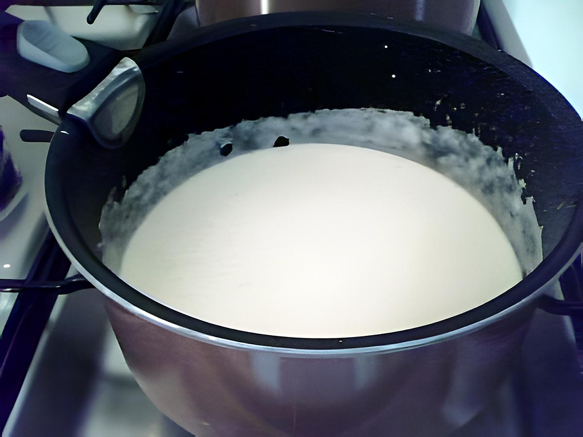 recette Béchamel à la créme liquide et parmesan