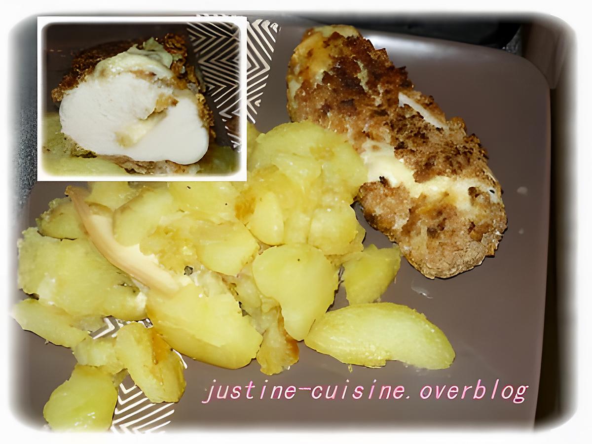 Pomme de terre raclette et poulet, St SEVER, Recette