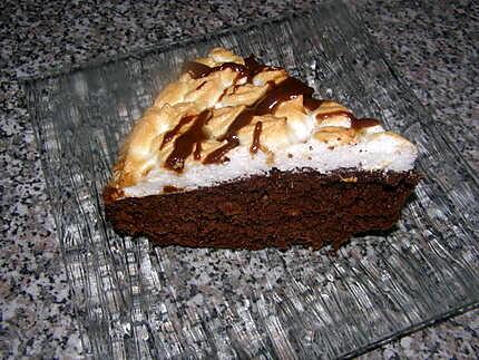 recette gateau au chocolat meringué