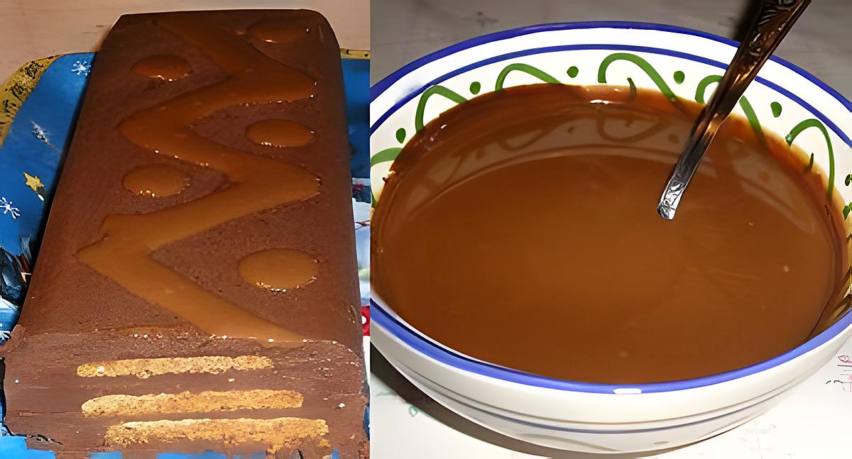 recette Terrine chocolat et speculoos et sa sauce de carambar