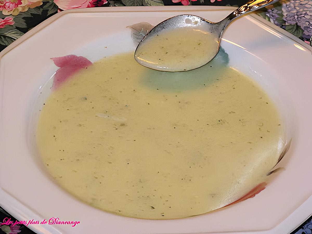 recette Potage aux concombres