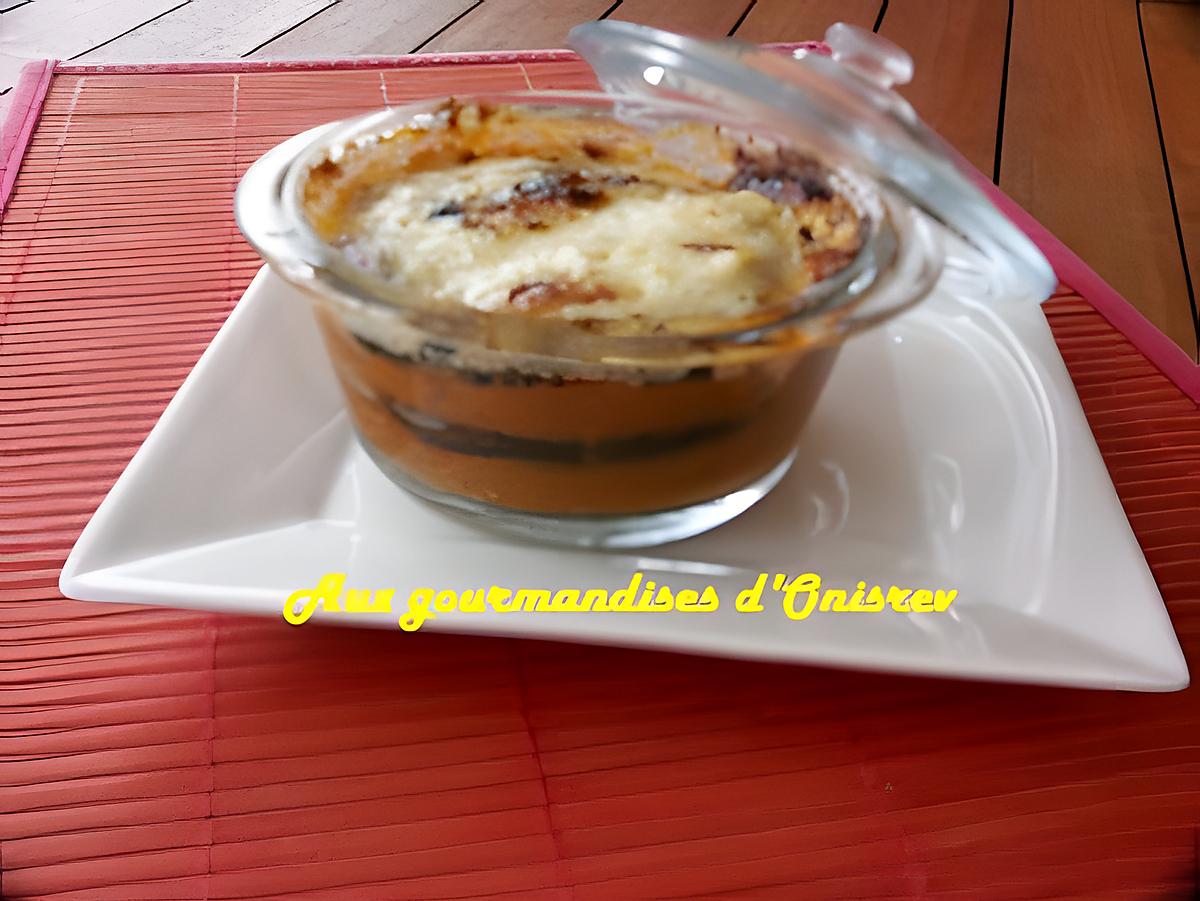 recette Aubergine gratinée à la sauce portugaise
