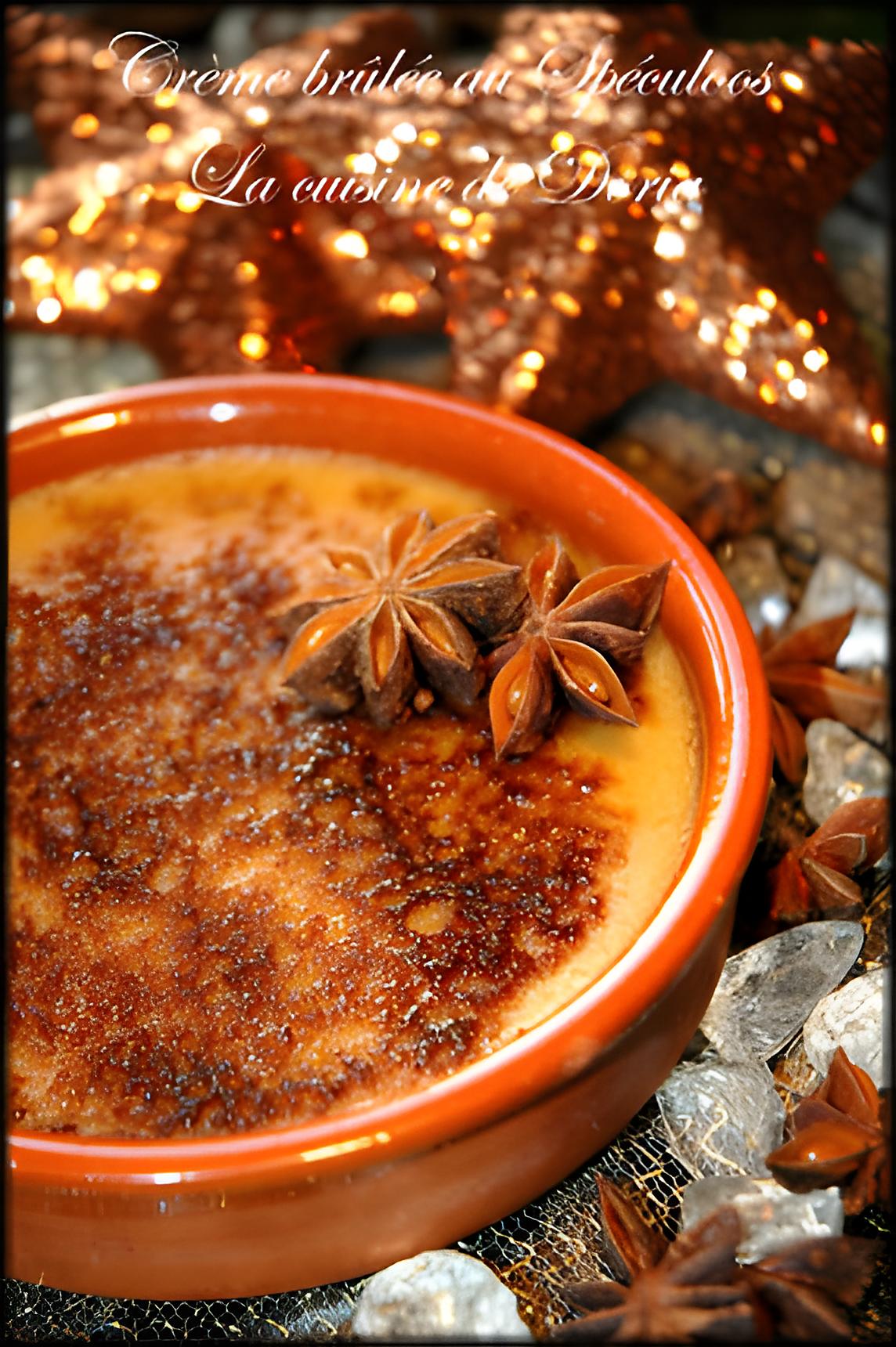 recette Crème brûlée au Spéculoos